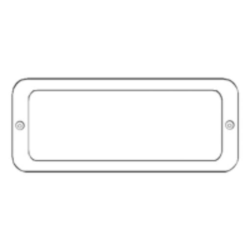 Transparente Klingel- oder Briefkastenschild Abdeckungen