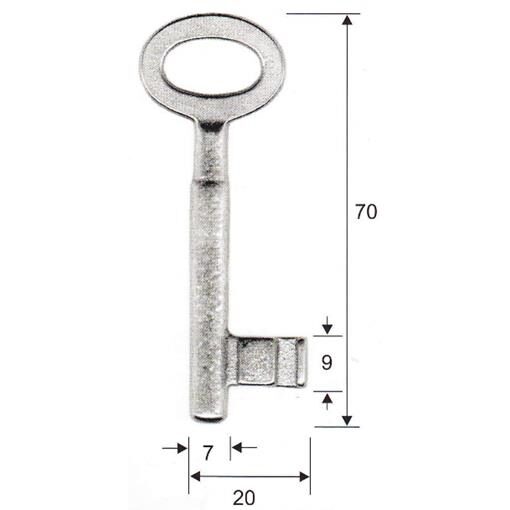 Schlüssel zu Glutz (VGB) C1 (kurze Ausführung)